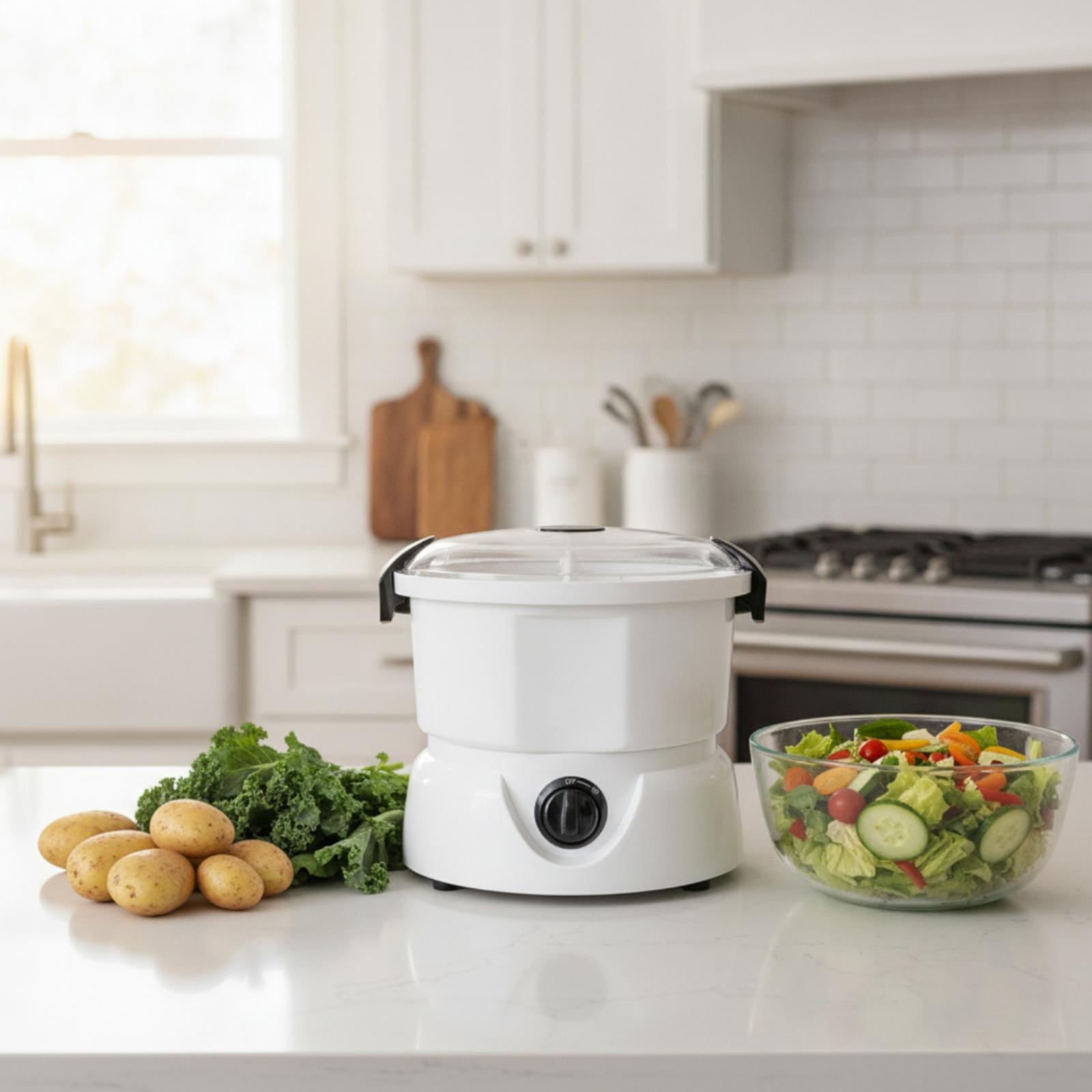 Meal Prep With Potatoes - Automatic Potato Peeling Machine Compact Potato