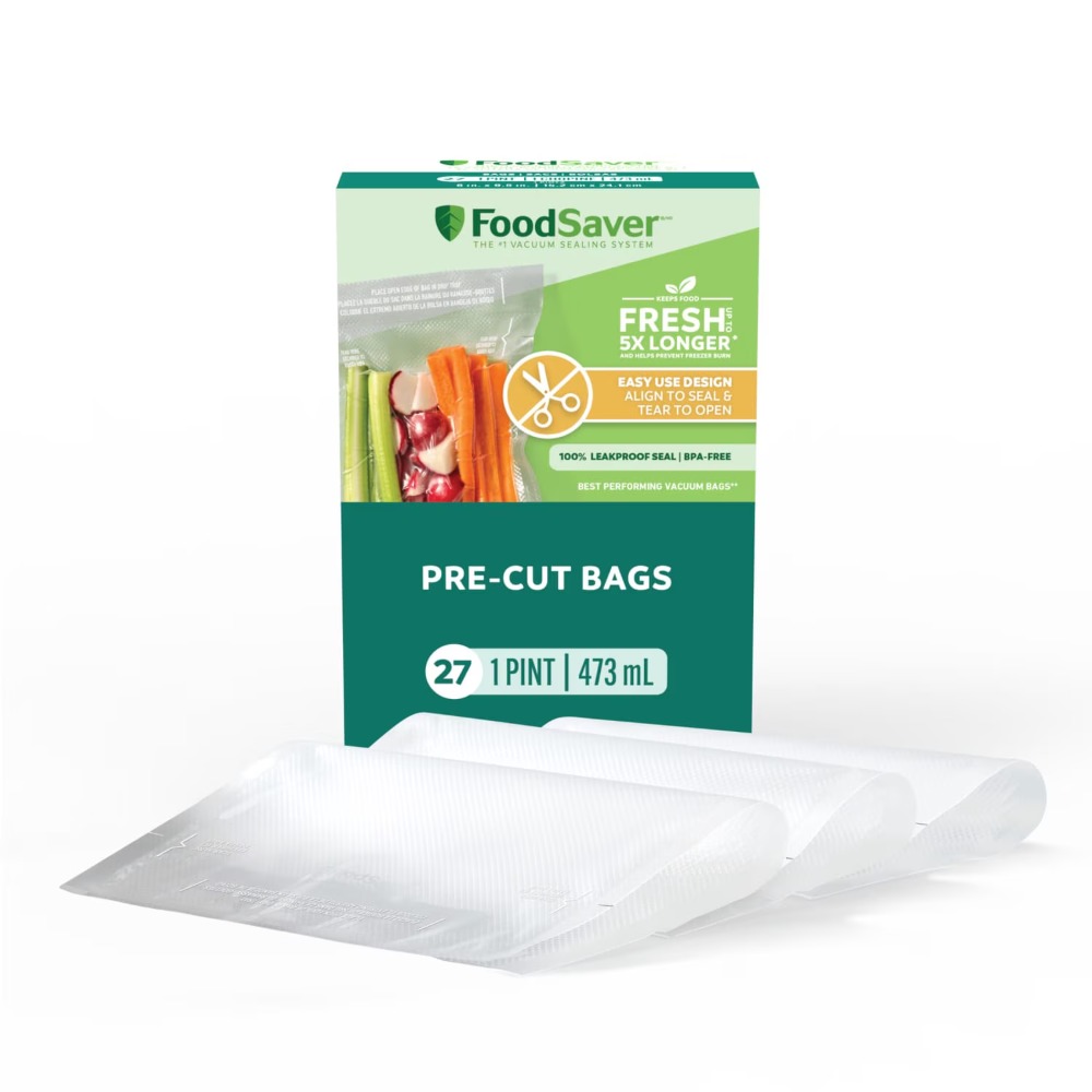 FoodSaver Pint Vacuum Seal Bag - đánh giá và giá Meal Prep Cutting