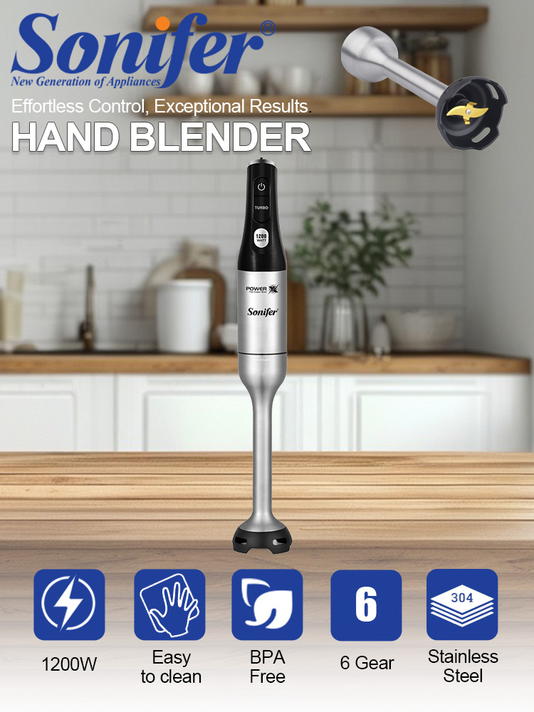 Hand Blender Sonifer SF-8184 1 - đánh giá và giá Meal Prep Smoothies