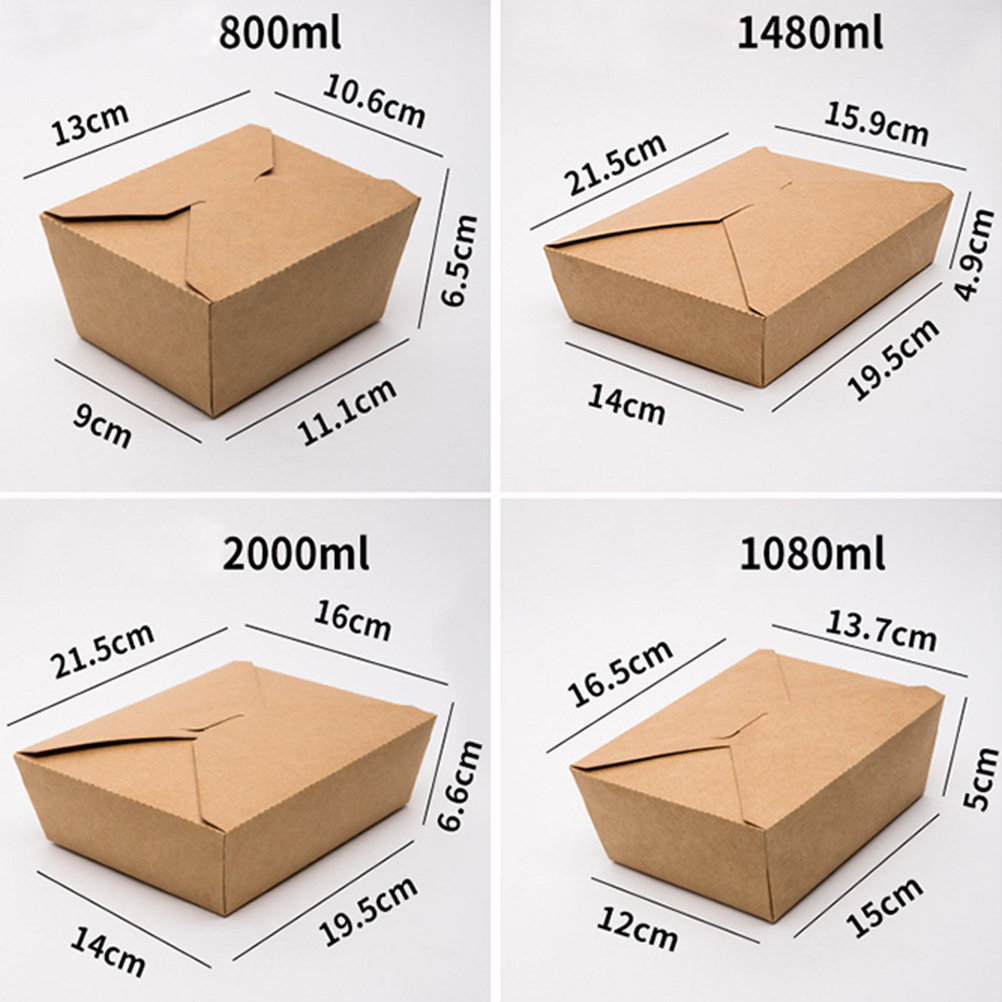 20Pcs Kraft Paper Food Storage - đánh giá và giá Meal Prep Day