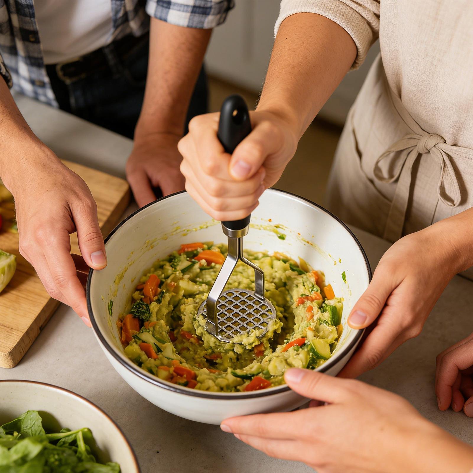 Potato Ricer Manual Vegetable  - đánh giá và giá Meal Prep With Potatoes