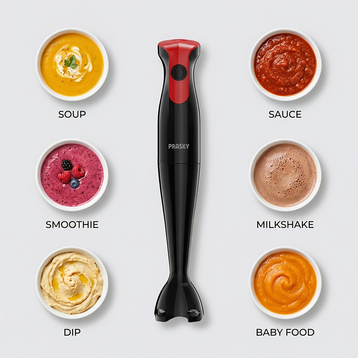 Immersion Hand Blender Electri - đánh giá và giá Meal Prep Smoothies