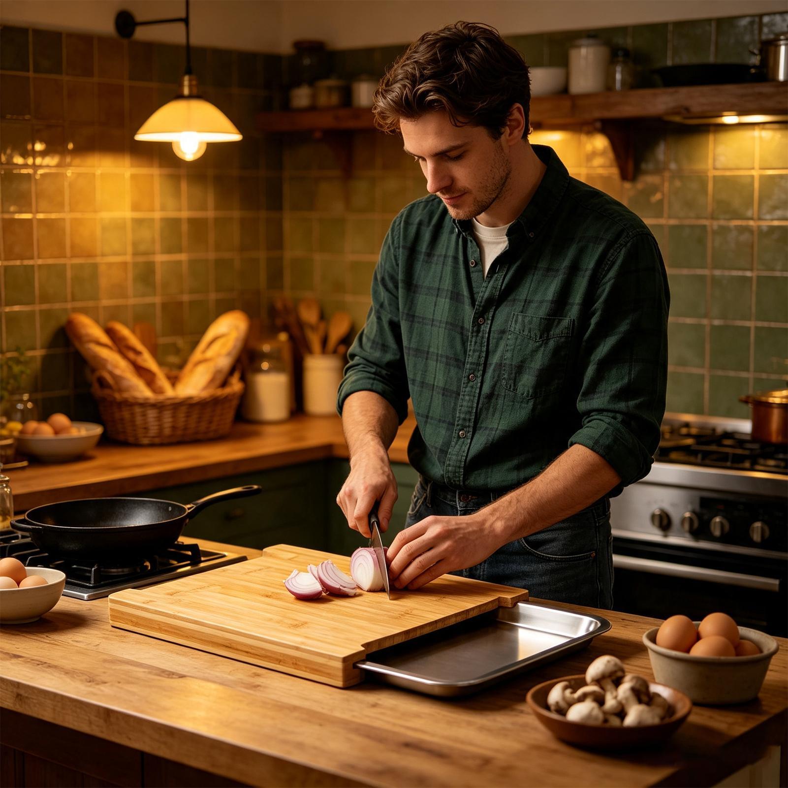 Wood Cutting Boards For Kitche - đánh giá và giá Meal Prep Cutting
