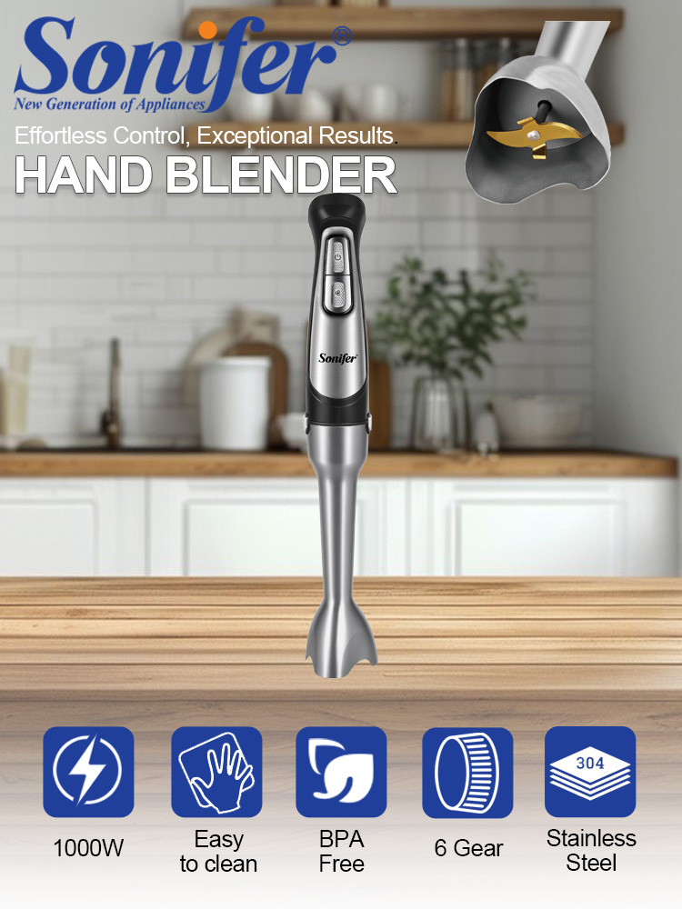 Hand Blender Sonifer SF-8185 1 - đánh giá và giá Meal Prep Smoothies