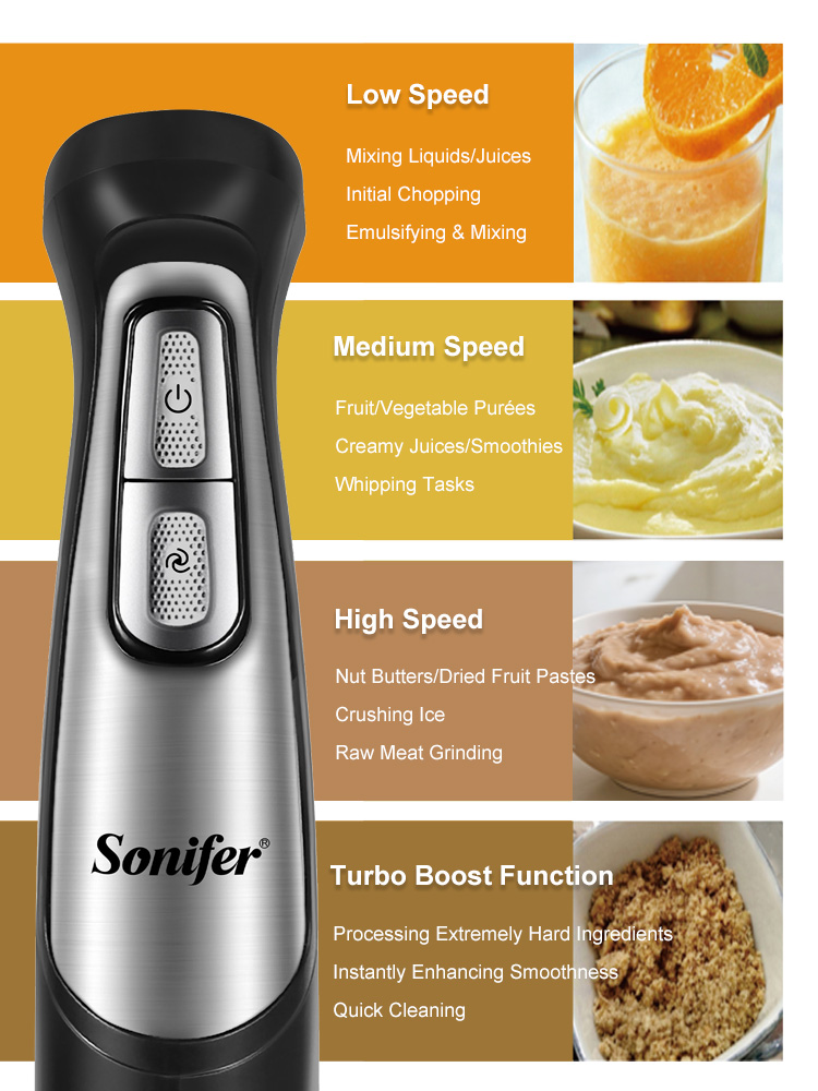 Hand Blender Sonifer SF-8185 1 - đánh giá và giá Meal Prep Smoothies