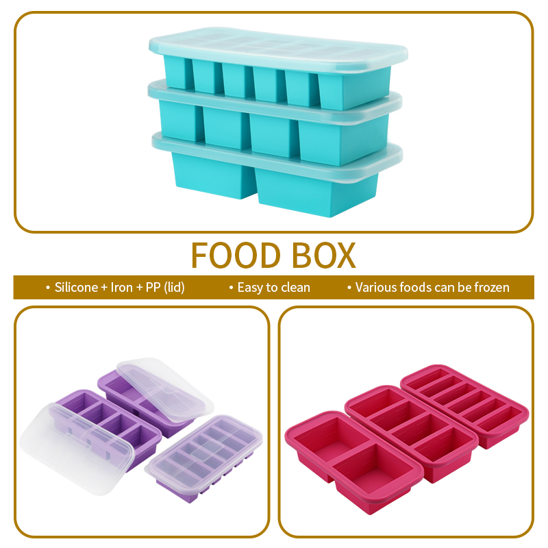 Silicone Freezer Trays with Li - đánh giá và giá Meal Prep Smoothies