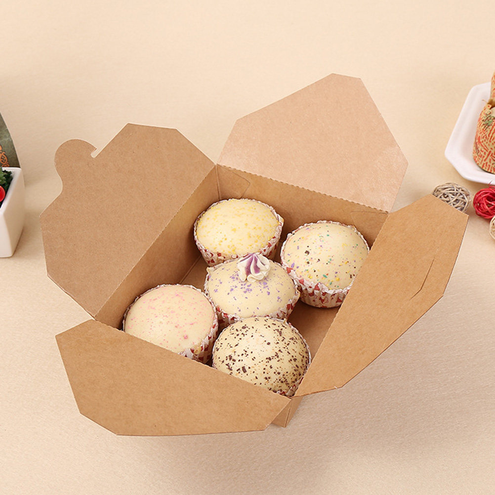 20Pcs Kraft Paper Lunch Box 80 - đánh giá và giá Meal Prep Day