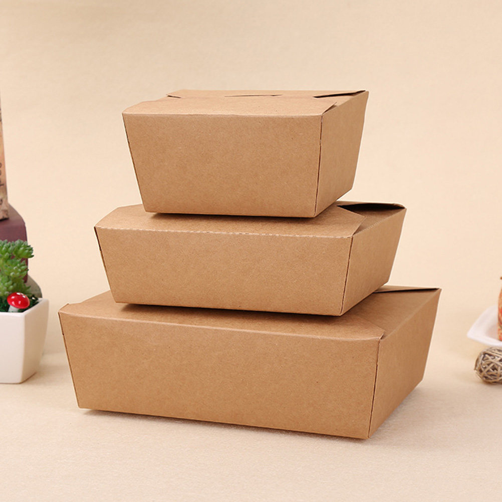 20Pcs Kraft Paper Lunch Box 80 - đánh giá và giá Meal Prep Day