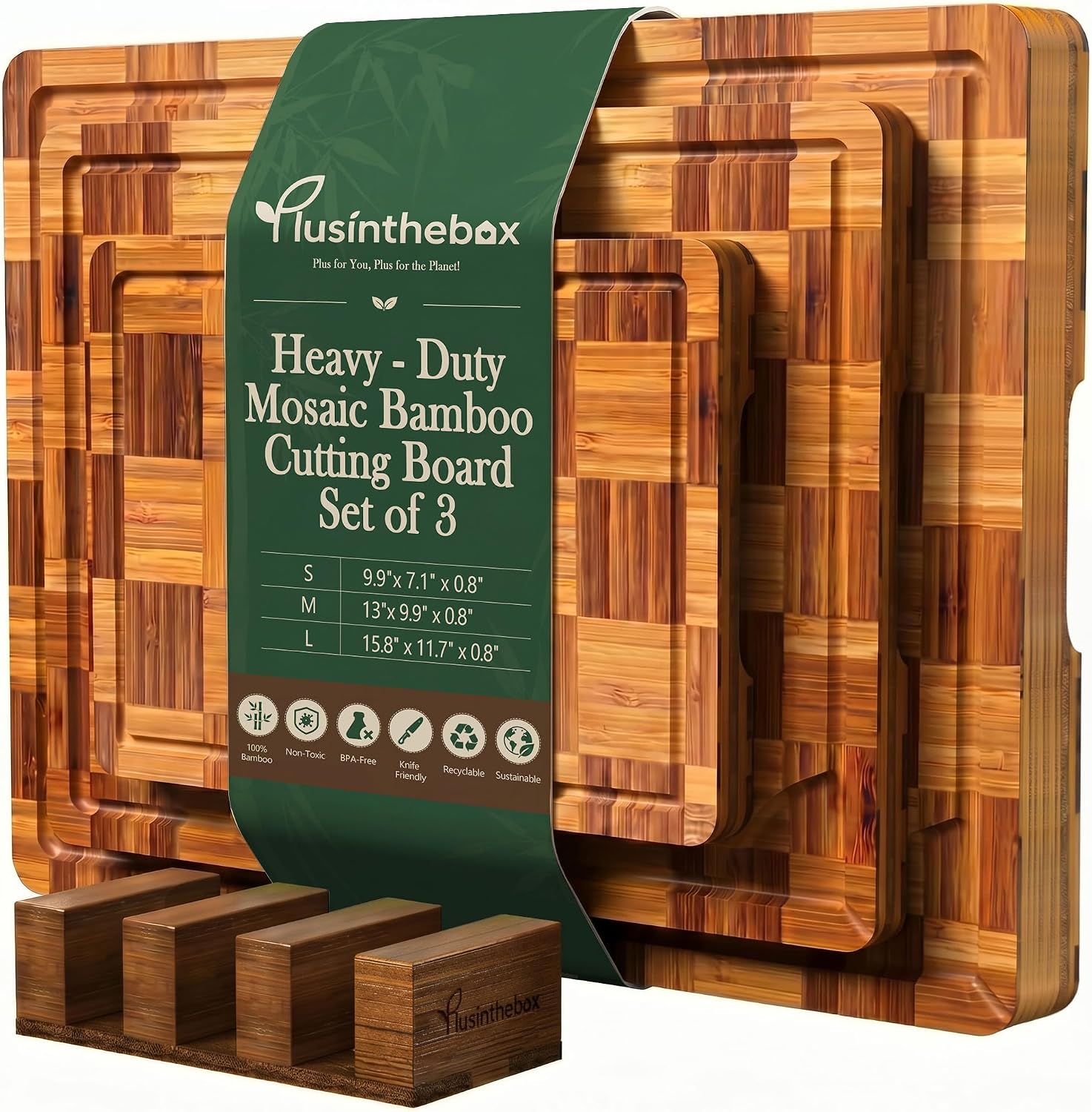 Checkered Cutting Board Set wi - đánh giá và giá Meal Prep Cutting